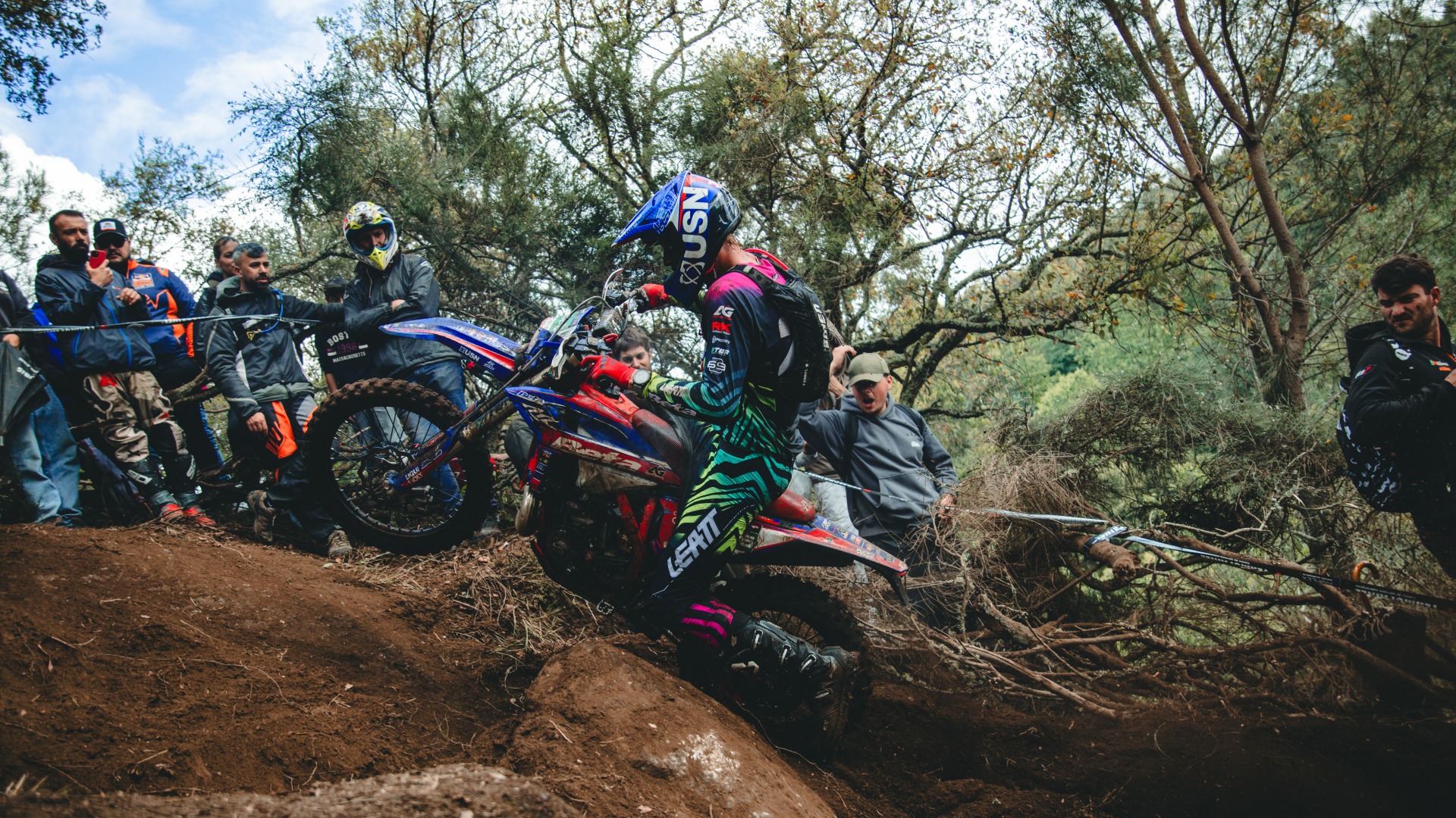 2025 FIM Junior Hard Enduro World Champion James Moore on his AG Racing Team Beta
